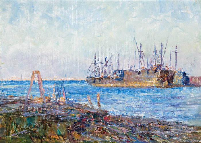 Frederick Mccubbin Ships, Williamstown by Frederick McCubbin oil painting image